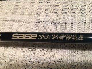 Sage Rplxi - 9 Wt 2pc Fly Rod - - Rarely