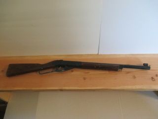 Vintage Daisy Model 99 Bb Gun Air Rifle Wooden Stock Missing Shot Tube Vsl