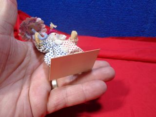 VINTAGE MINIATURE DOLL MILLY’S MINIATURE ARTIST DOLL DOLLHOUSE SIZE CLOWN 7