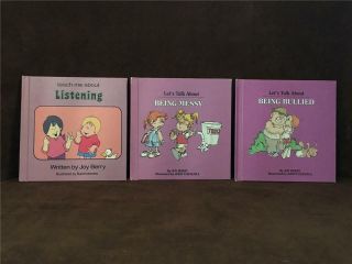 28,  VTG Joy Berry Let ' s Talk About Help Me Be Good Complete HB Matte 1st Edition 5