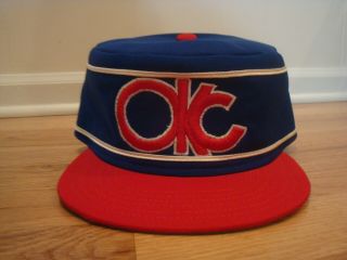 Vtg Oklahoma City 89ers Era 7 3/8 Hat Cap 80s Pillbox 1983 - 1989 Retro Rare