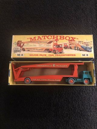 Matchbox Vintage 1960’s M - 8 Major Pack - Car Transported King Size