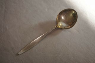 Cypress Sterling Silver by Georg Jensen Denmark Large Serving Spoon 8.  5 inches 4