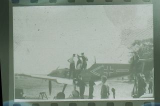 Ww2 German Luftwaffe Airplane Photo Negative 1 - Me109 -