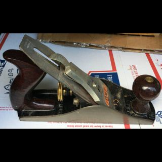 Vintage 1940s - 50s Stanley Woodworking Plane No 4 - Rarely