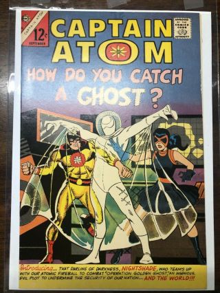 Captain Atom 82 Nm 9.  4 White Pages 1st Appearance Nightshade.  Rare.