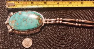 Vintage Navajo Native American Turquoise Necklace $1000 Value In 1977
