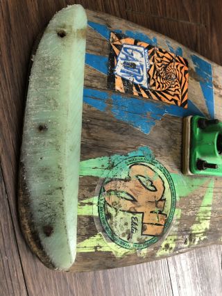 True Vintage 1986 Vision Gator Mark Rogowski Pro Model Skateboard Complete 12