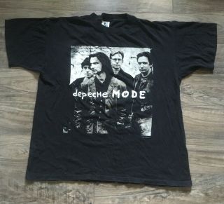 Vintage Depeche Mode Devotional Tour 1993 T Shirt Xl