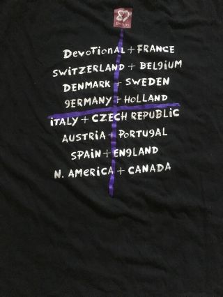 Vintage Depeche Mode Devotional Tour 1993 T Shirt XL 5