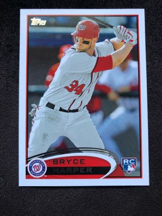 2012 Topps Baseball Bryce Harper SSP Variation Rookie Card 661a Rc Very Rare 4