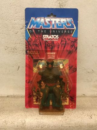 Mattel Masters Universe He - Man Action Figure Stratos Moc Motu Vintage 12 Back