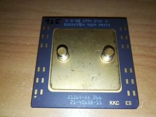 DEC ALPHA 21164 - AA 266,  PROTO,  very rare Vintage CPU,  GOLD,  prototype 2