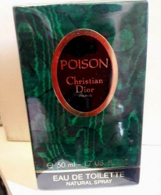 Christian Dior Poison,  Vintage Version Spray 1.  7 Fl Oz - 50 Ml