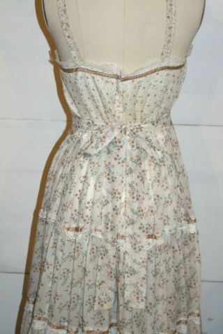 Vintage Gunne Sax dress floral peasant prairie dress bohemian Festival Size 13 8