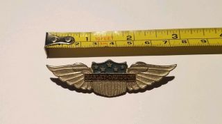 Vintage Harley Davidson Wings Stars Bar and Shield Lapel Pin Rare 5