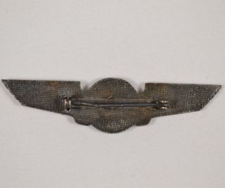 PIEDMONT AIRLINES Vintage Silver Tone METAL Flight Wings Pin Badge RARE 2