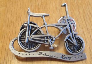 Schwinn Krate Lapel Pin Vintage Exclusive For Dealers And Salesmen Usa