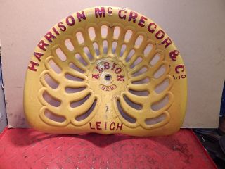 ALBION MAGREGGOR VINTAGE CAST IRON TRACTOR IMPLEMENT SEAT FARM 2