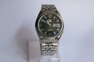 Vintage Made In Japan Seiko 5 Automatic 21 Jewels Light Watch No.  7s26 - 02e0