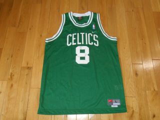 Vintage Nike Antoine Walker Green Boston Celtics Mens Nba Swingman Team Jersey L