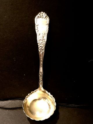 Domonick & Haff Sterling Sauce Or Cream Ladle Pattern Cupid Mono M A 1892
