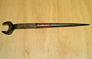 Vintage Bethlehem Steel Ironworkers Offset Spud Wrench 3/4 Hvy
