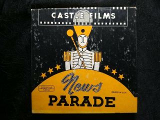 1950s Film Of Ww2: Camera Thrills Of The War Castle News Parade 8mm Complete Ed.