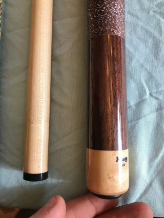 Rare NOS Viking G17 Pool Cue - 4 Points And Snakeskin Case WOOD 3