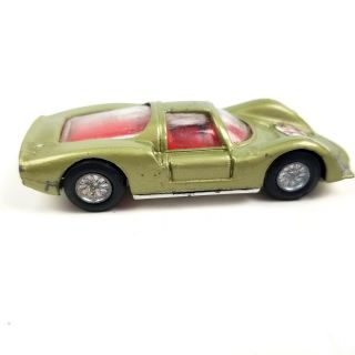 Vintage 801 Mercury Speedy 1966 Porsche Carrera S Green 1:66 Scale Diecast Car 4