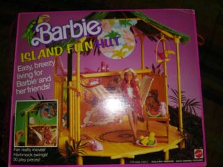 Barbie Island Fun Hut Vintage 1987 Mattel 4414