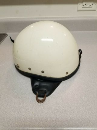Rare Vintage Old 1960’s Buco Traveler Motorcycle Half Helmet Size 6 1/2 " To 8 "