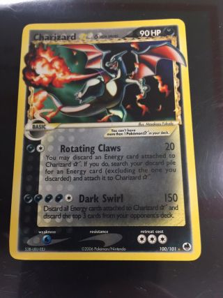 Charizard 100/101 Lp - Light Played Gold Star Delta Species Ultra Rare Holo