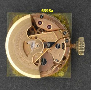 6398,  Vintage Omega Cal 661 Automatic Ladymatic 24j Movement Only,  Running