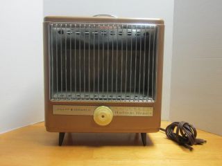 Vintage Knapp Monarch Radiant Heater Automatic Electric Fan Made By Robertshaw