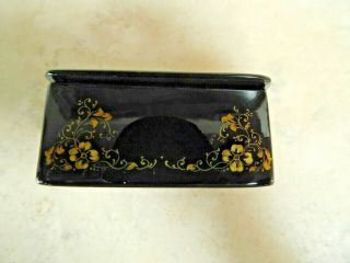 VINTAGE 1991 SIGNED RUSSIAN LACQUER BOX ORIGINALLY $250 BOX & PAPERS 4