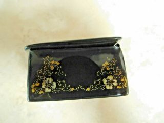 VINTAGE 1991 SIGNED RUSSIAN LACQUER BOX ORIGINALLY $250 BOX & PAPERS 5