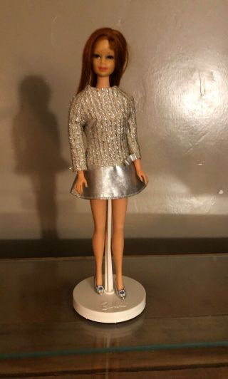Vintage Mod Stacey Barbie Doll - Tnt - 1165 Copper Penny Hair 1885 1969 Outfit