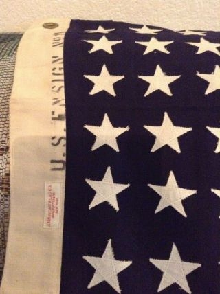 Rare American Flag Co.  NY Vintage 48 Star US American Flag 55 
