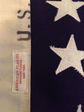 Rare American Flag Co.  NY Vintage 48 Star US American Flag 55 