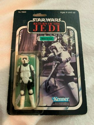 Star Wars Biker Scout Vintage Kenner 1983 Rotj Moc