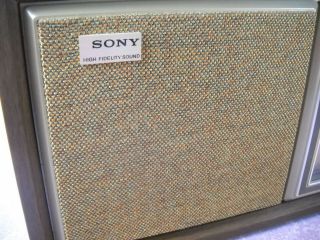 Vintage SONY ICF - 9550W High Fidelity Sound AM/FM Table Radio 2