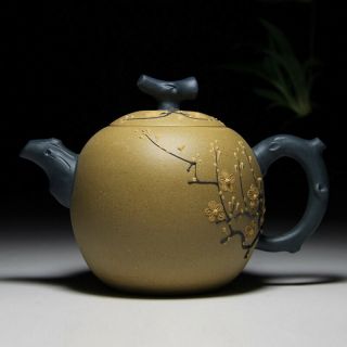 Vintage China Yixing Zisha Teapot Yixing Purple Clay Pottery Tea Coffee Pot Gift 7