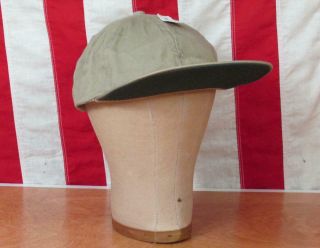 Vintage 1950s Big Mac Penneys Sanforized Work Hat Visor Cap Tan 7 1/2 Nos Tags