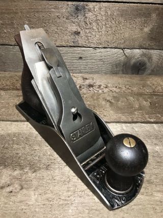 Vintage Stanley Sweethart No.  4 Smooth Plane W/ Label On Handle Type 15 (1931 - 32)