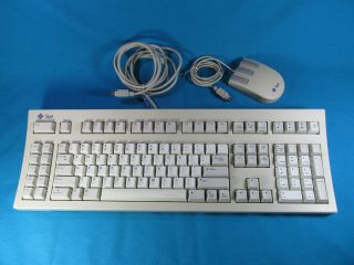 Vintage Sun Microsystems 5c Keyboard & Compact 1 Mouse -