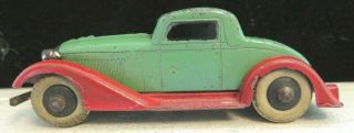 Vintage Tootsietoy 1930 ' s Graham Series Green & Red BILD - A - CAR Coupe 2