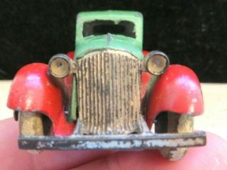 Vintage Tootsietoy 1930 ' s Graham Series Green & Red BILD - A - CAR Coupe 3