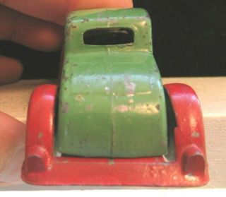 Vintage Tootsietoy 1930 ' s Graham Series Green & Red BILD - A - CAR Coupe 4