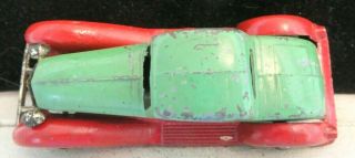 Vintage Tootsietoy 1930 ' s Graham Series Green & Red BILD - A - CAR Coupe 5